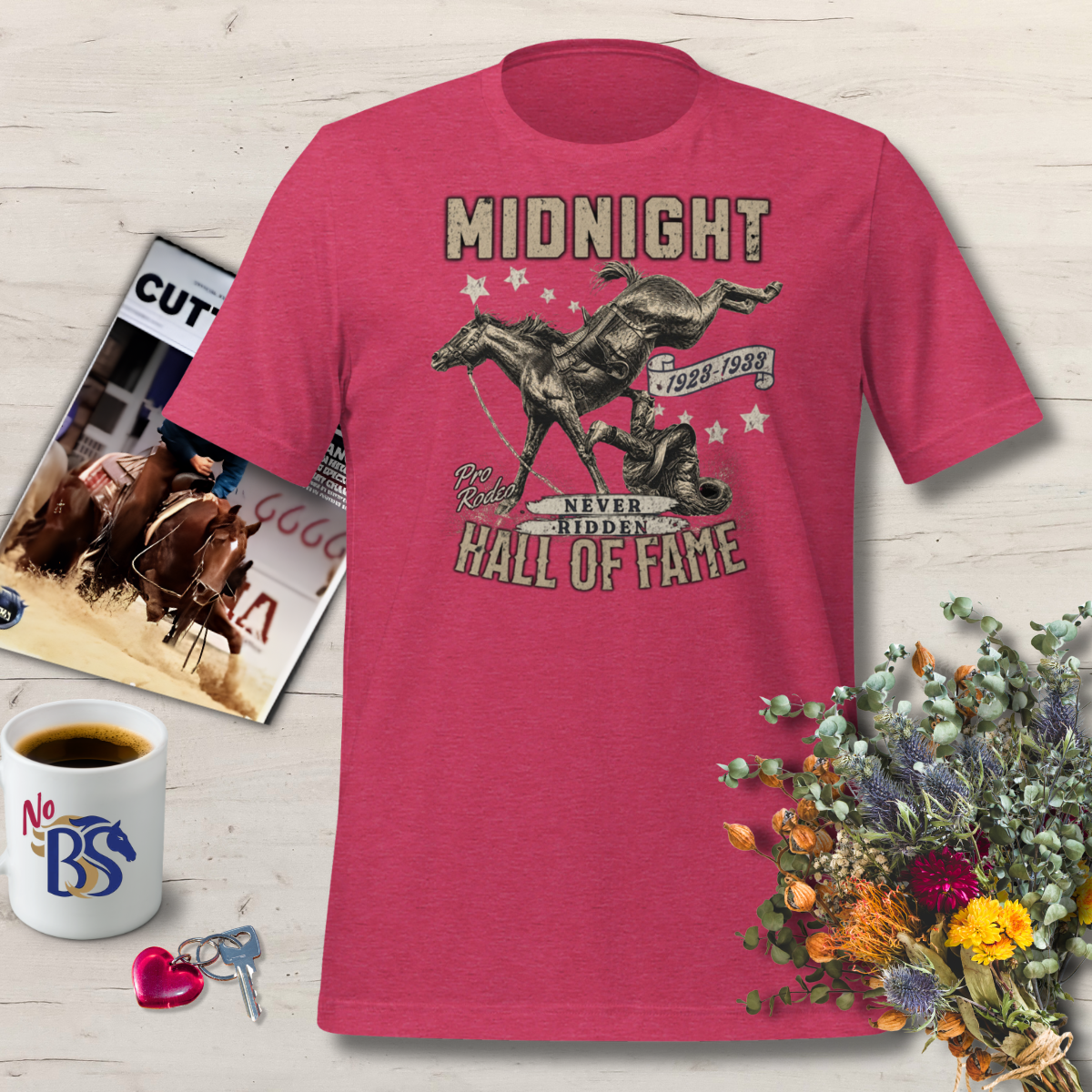 Midnight: Never Ridden- HALL OF FAME Horse Shirt