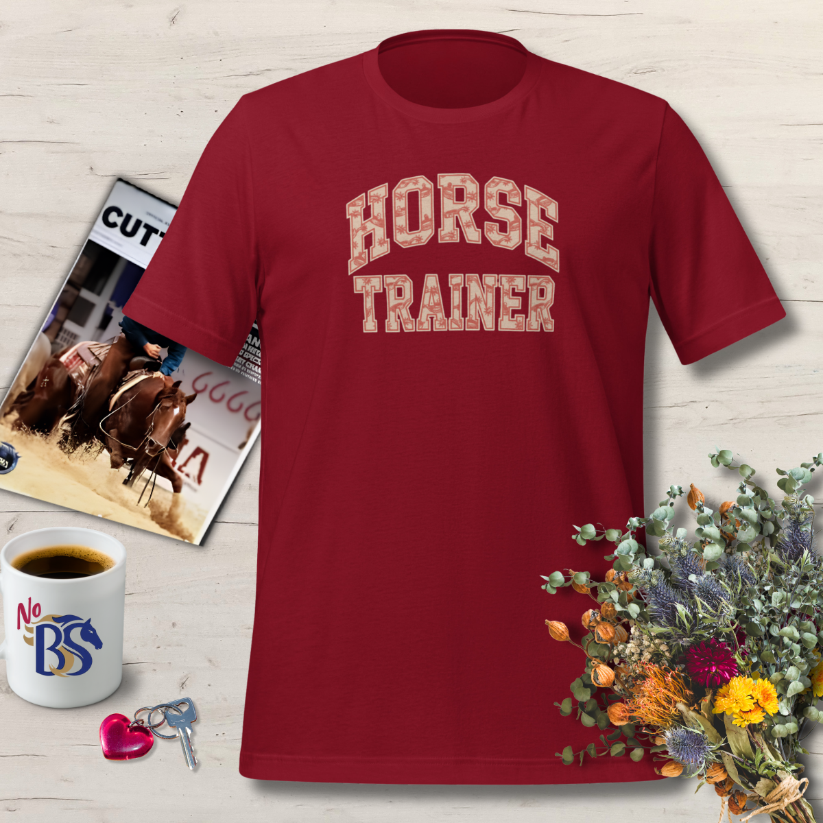Horse Trainer Varsity Barn Life Shirt