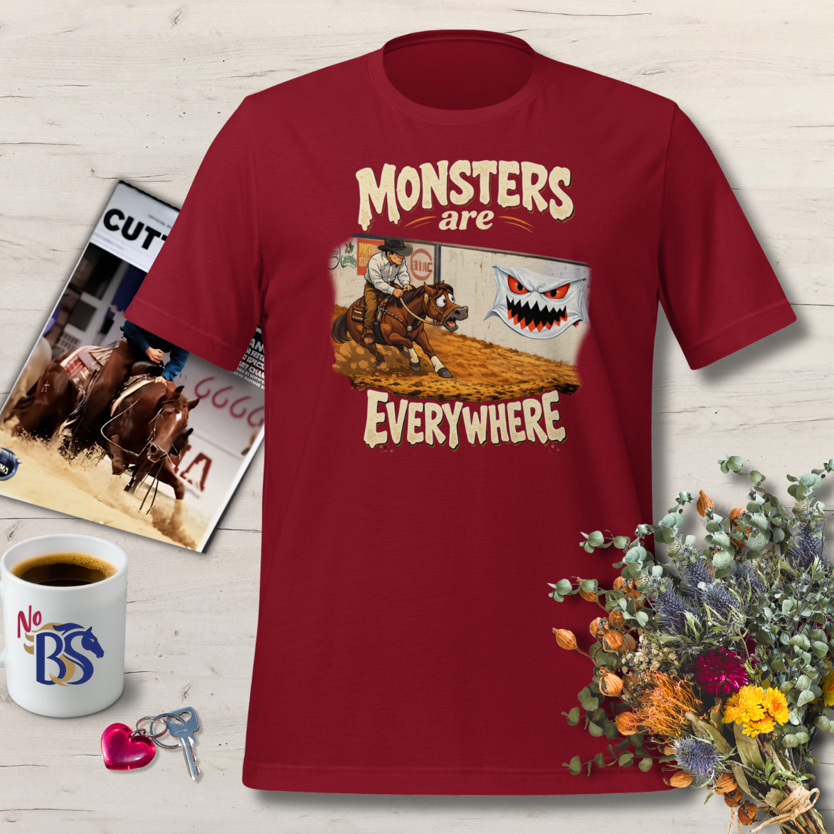 Banner Monster Western Humor T-Shirt