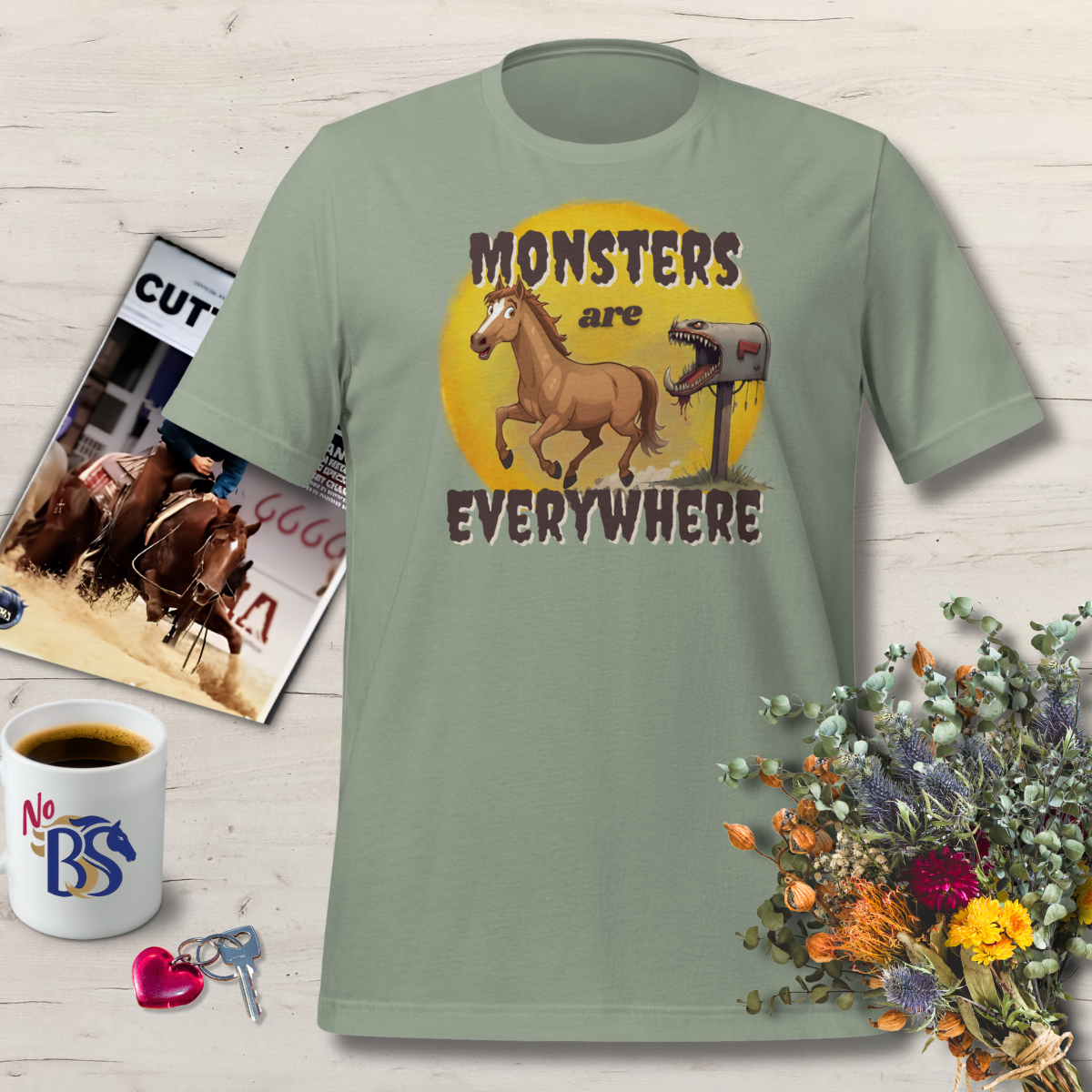Mail box Monster - Funny Horse Shirt