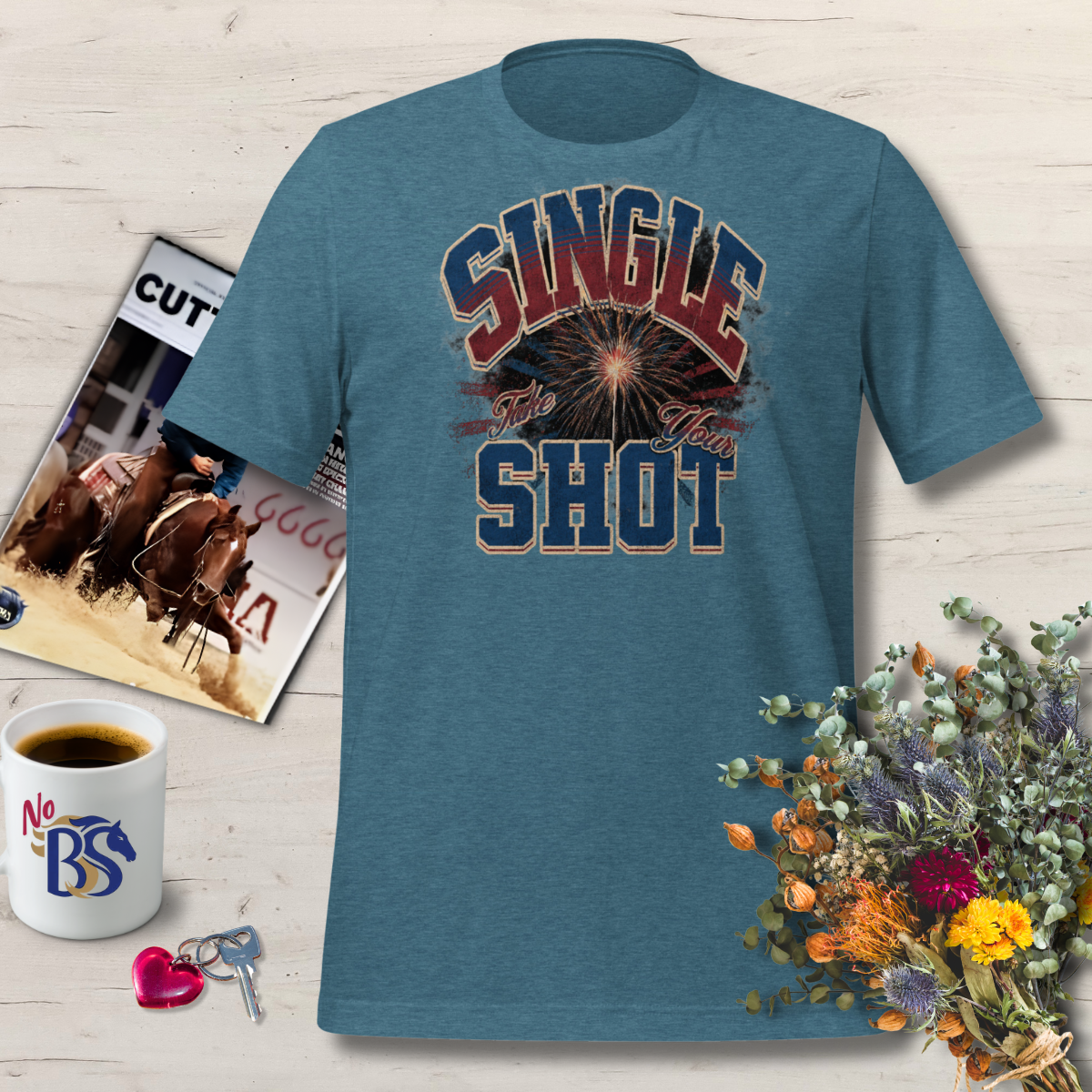 Single Shot Firework- Flirty Shirt
