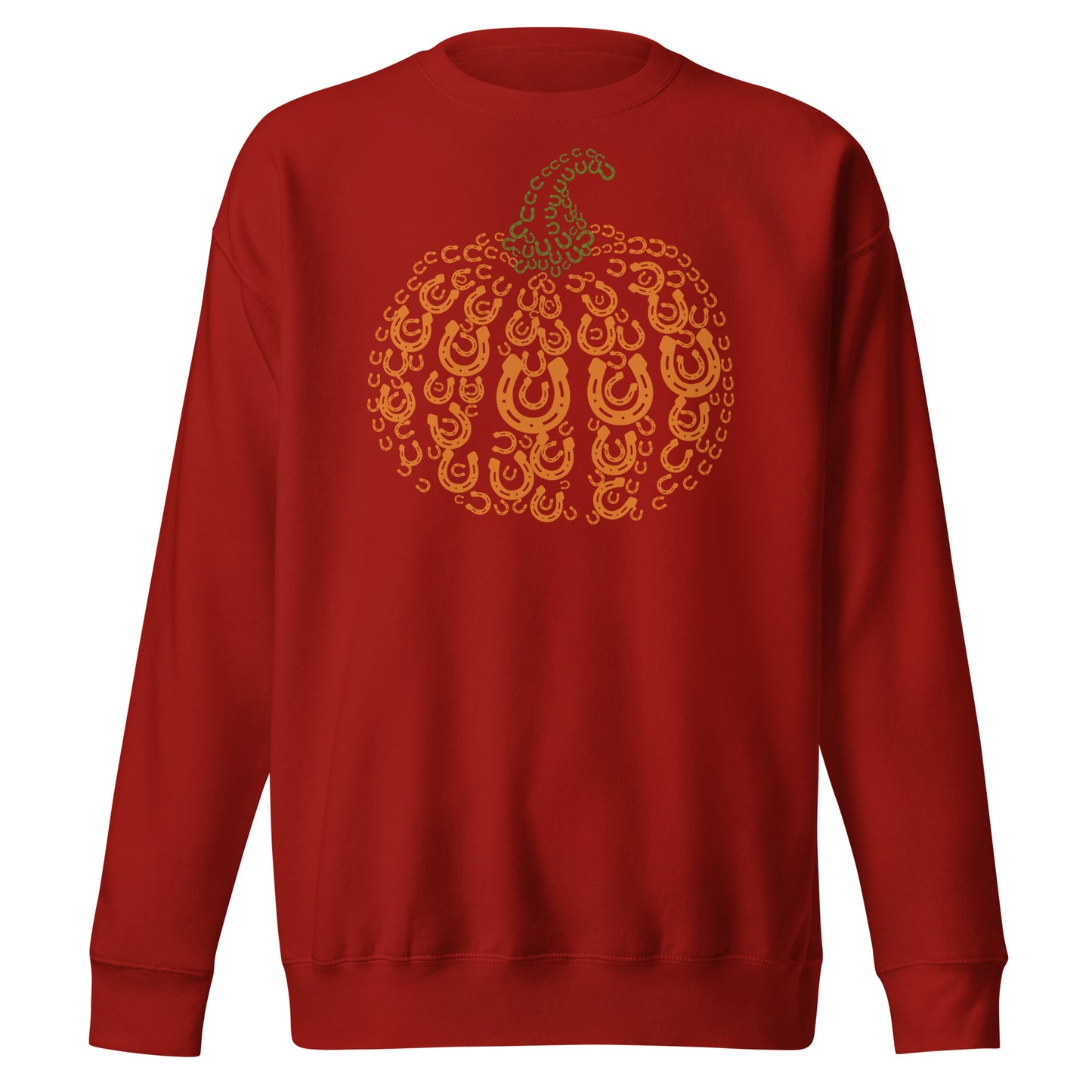 z Horse Shoe Pumpkin Fall Sweatshirt