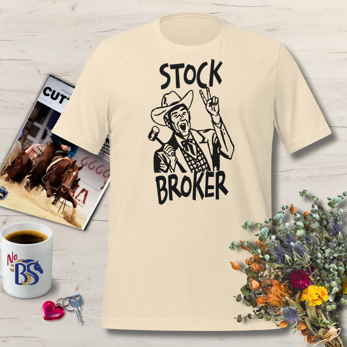 Stock Broker- Horse Auction Shirt