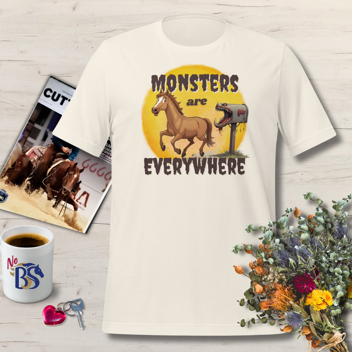 Mail box Monster - Funny Horse Shirt